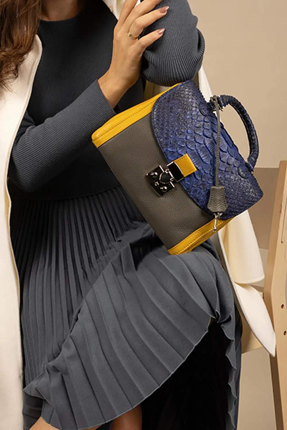 Como Real Python And Calf Leather (2)