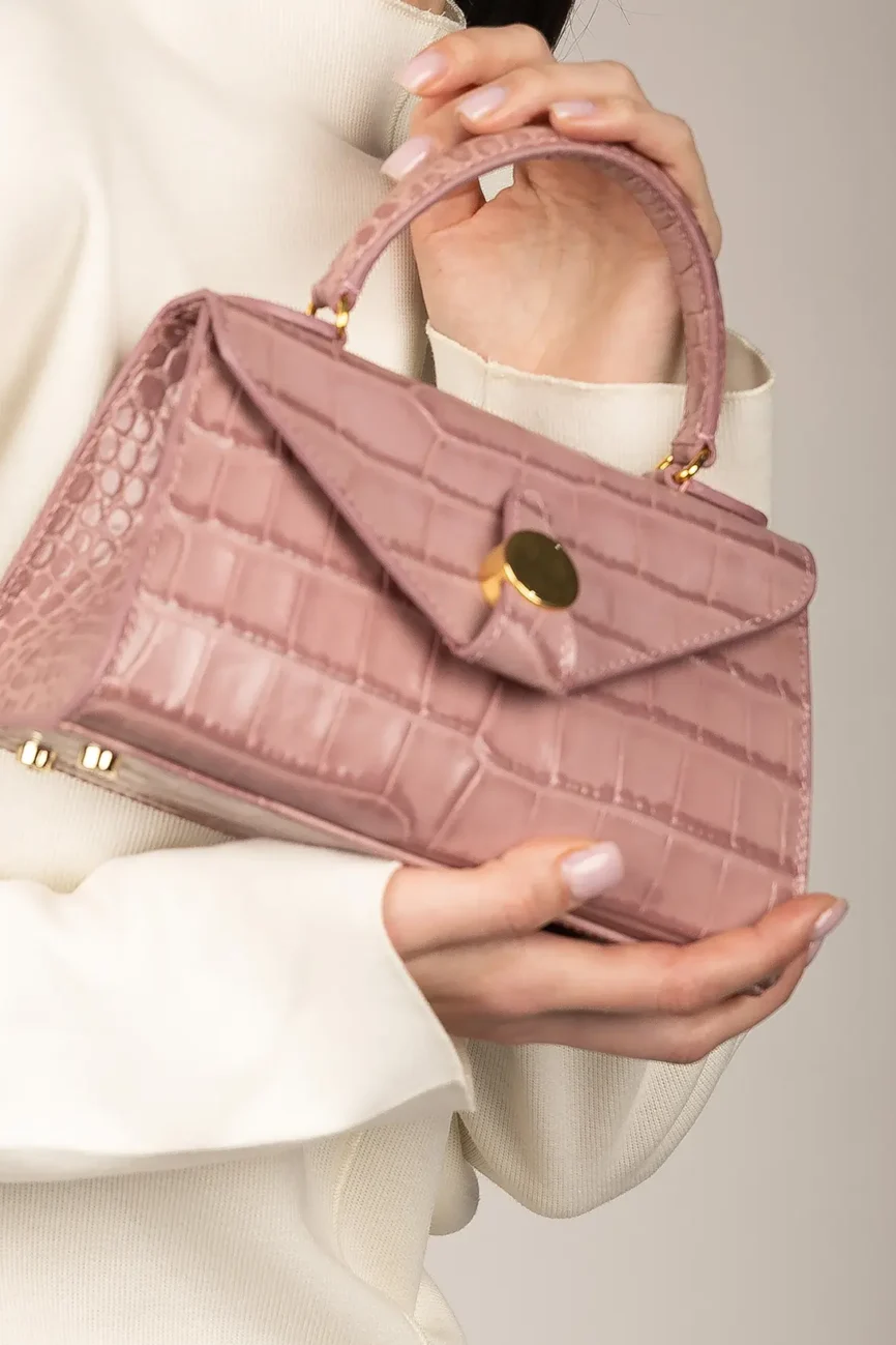 Eterna Croco Print Handbag (2)