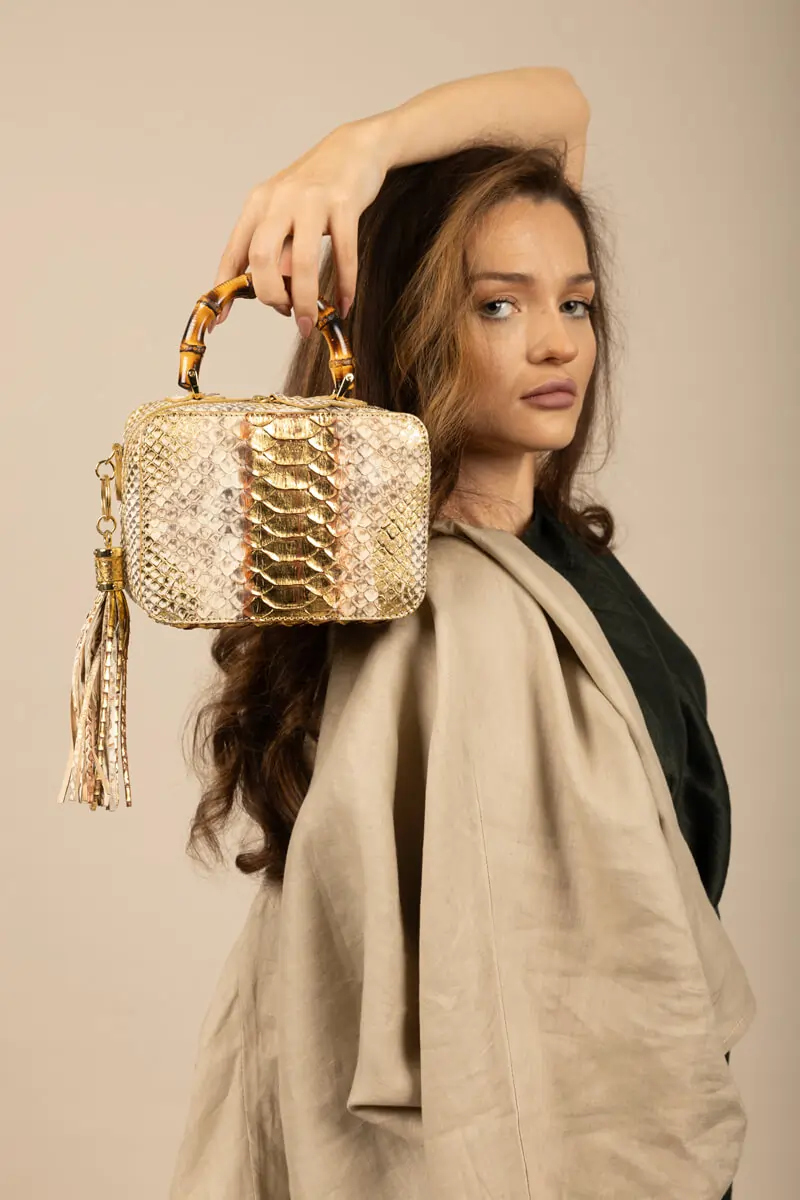 Luce Real Python Crossbody Bag (2)