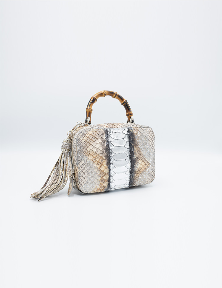 Meraviglia Real Python Crossbody Bag