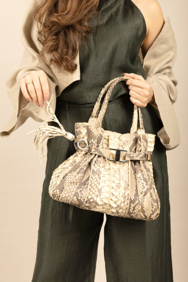 Tulip Buti Python Hand Bag