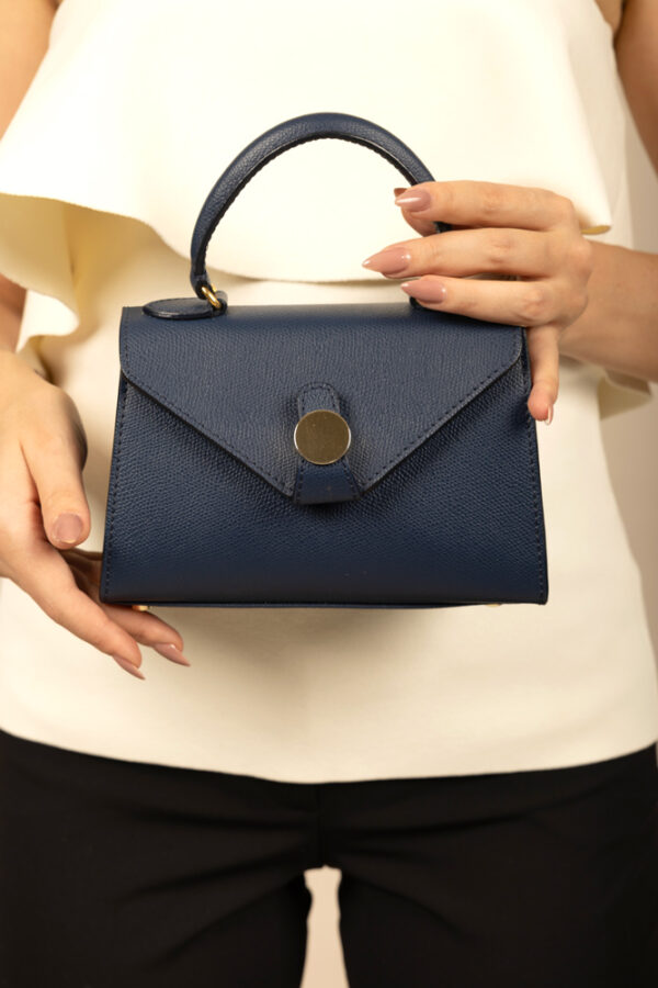 My Lady Deep Blue Calf Pam Leather