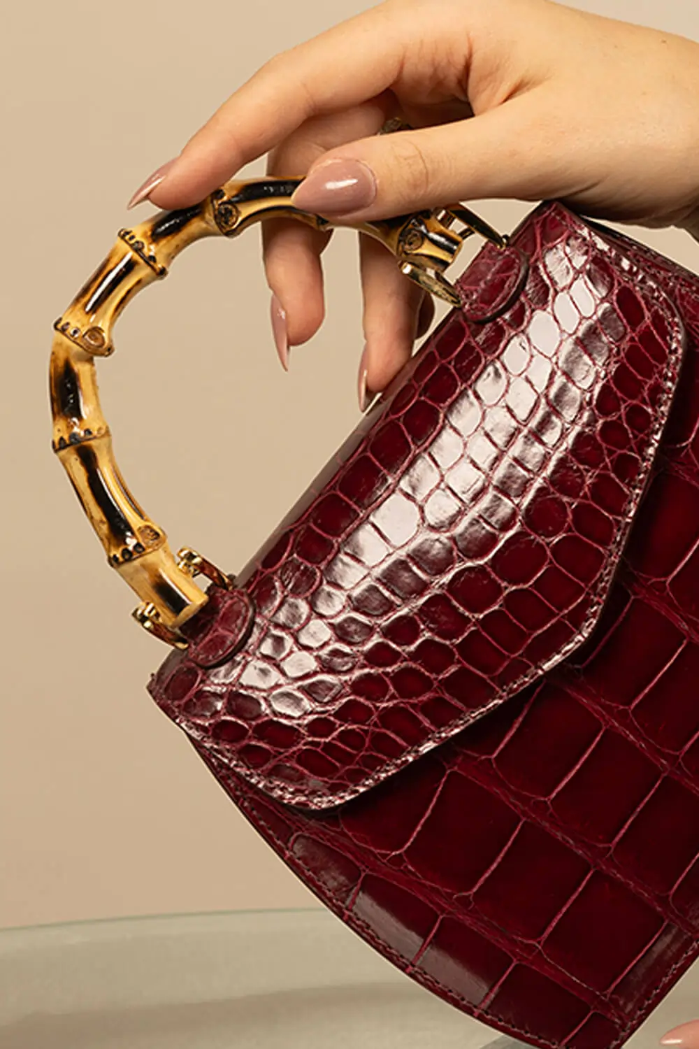 CHIARA REAL BELLY CROCODILE SKIN
