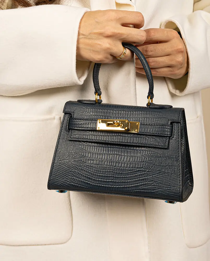 FORTEZZA LIZARD PRINT MINI BAG