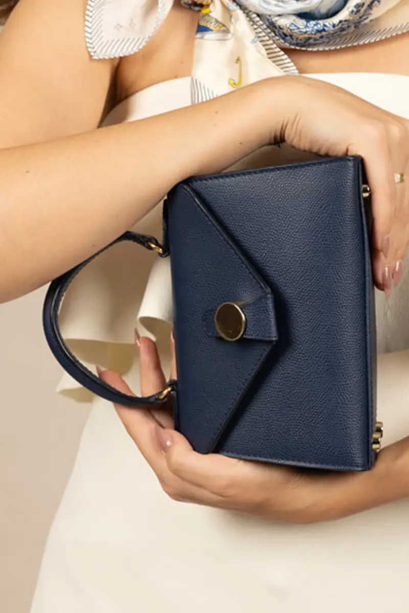 MAGNIFICA CALF PAM LEATHER HANDBAG
