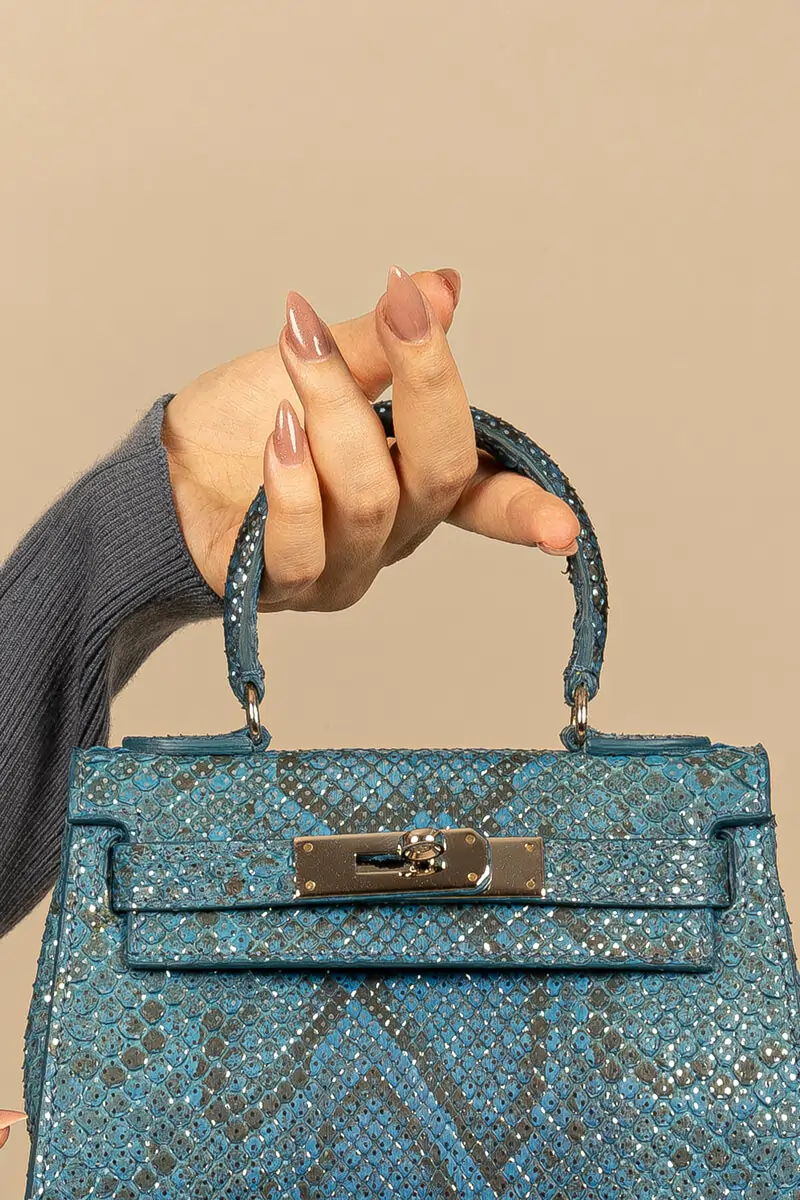 PREZIOSA REAL PYTHON MINI BAG