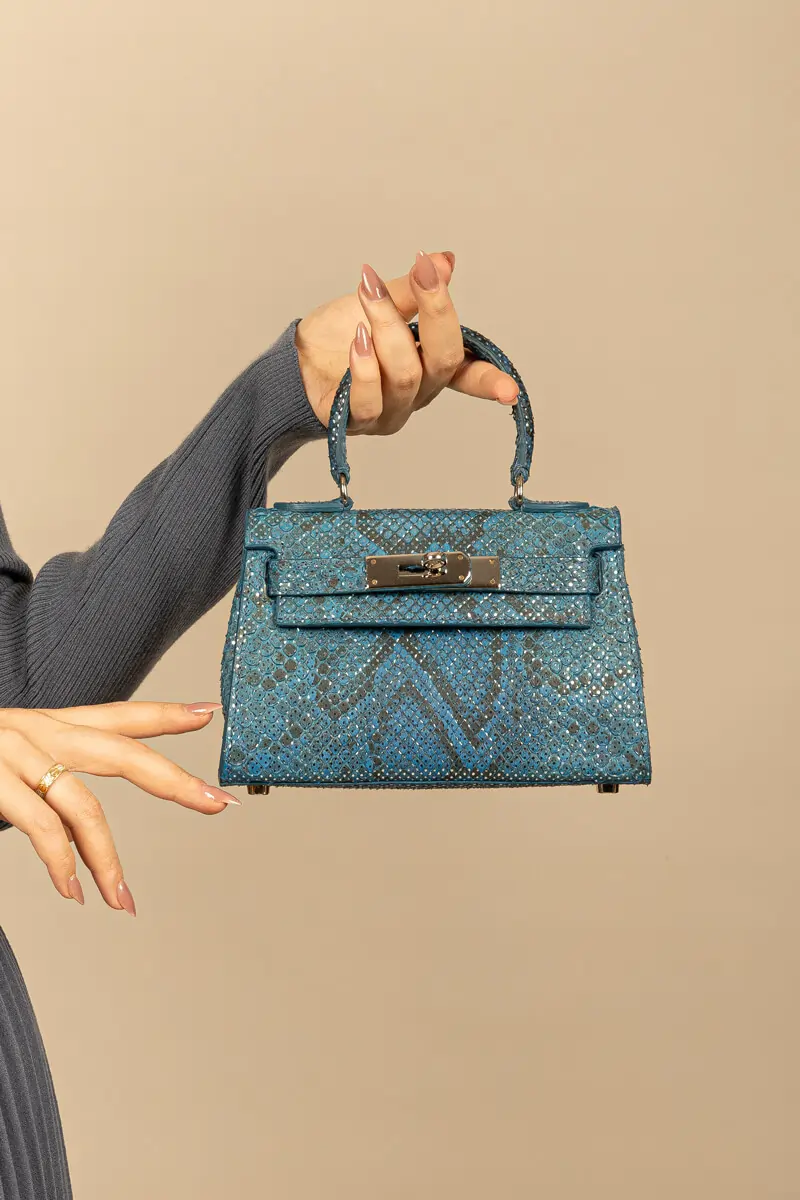 PREZIOSA REAL PYTHON MINI BAG