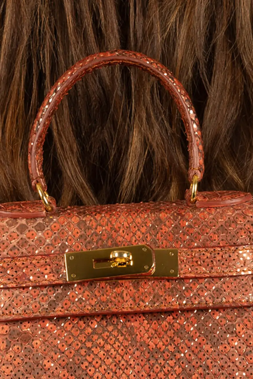 SEMPLICITÀ REAL PYTHON MINI BAG
